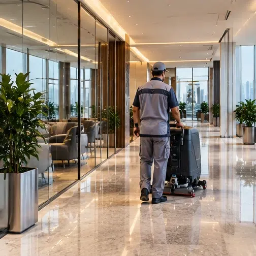 Government-building cleaning